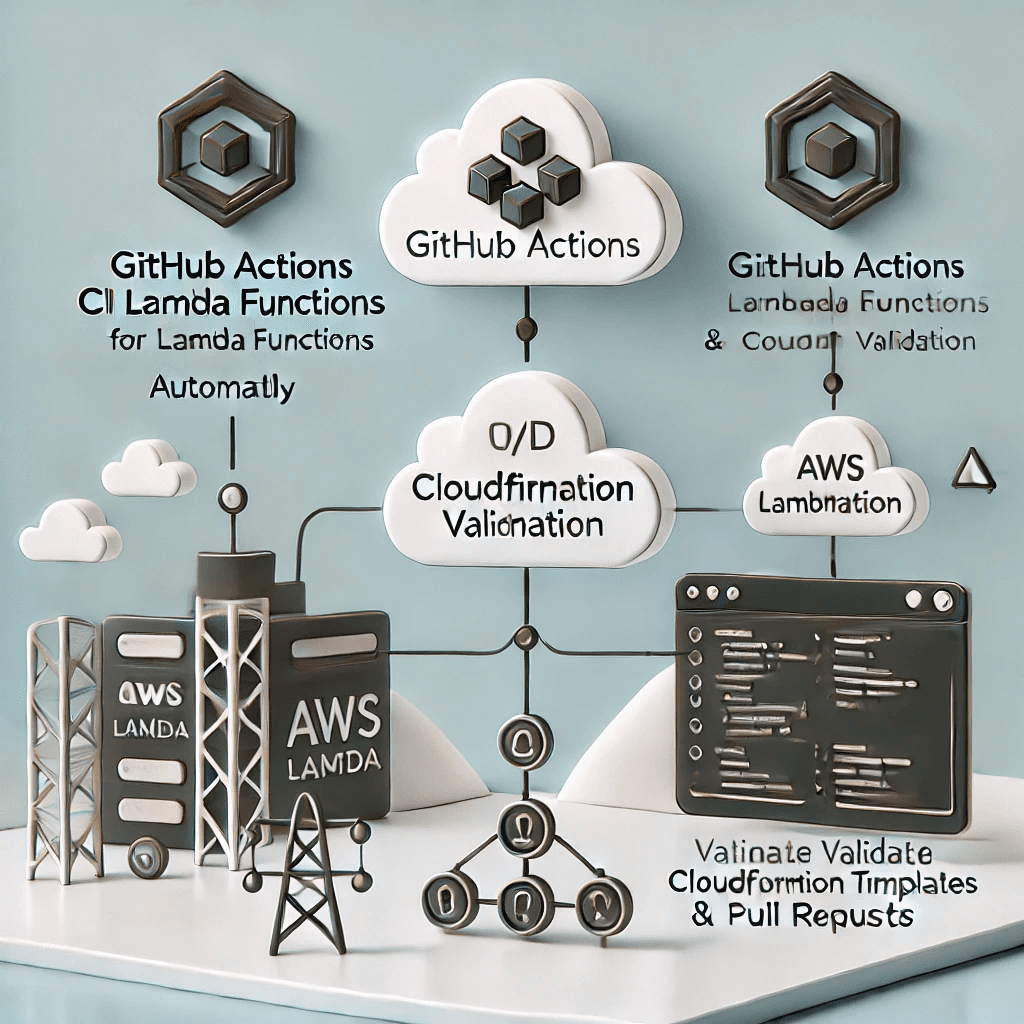 GitHub Actions CI/CD for Lambda Functions and CloudFormation